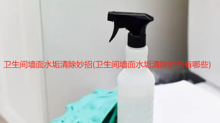 清洗衛(wèi)生間墻面瓷磚的水垢怎么去除